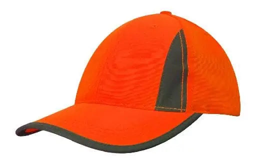 Headwear Luminescent Cap With Reflect Inserts X12 - 3029 Metro Workwear.